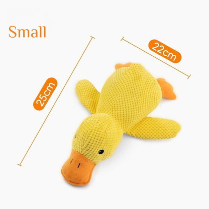 Quacking Crinkle Duck Comfort Calming Toy for Dog